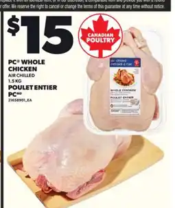 Independent City Market POULET ENTIER PC, 1.5 KG offer