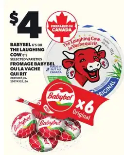 Independent City Market FROMAGE BABYBEL, 6'S OU LA VACHE QUI RIT, 8'S offer