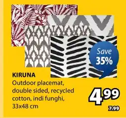 JYSK KIRUNA Outdoor placemat offer