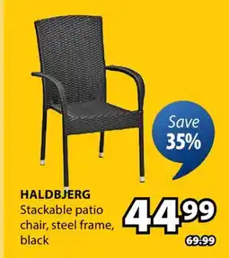 JYSK HALDBJERG Stackable patio chair offer