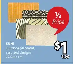 JYSK SUNI Outdoor placemat offer