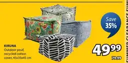 JYSK Kiruna Outdoor pouf offer