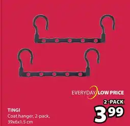 JYSK TINGI Coat hanger 2 pack offer