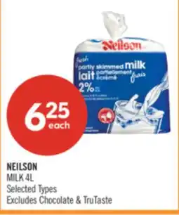 Shoppers Drug Mart NEILSON MILK 4L offer