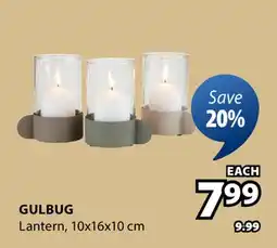JYSK GULBUG Lantern offer