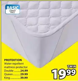 JYSK PROTEKTION Water repellent mattress protector offer