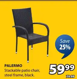 JYSK Palermo Stackable patio chair offer