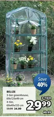 JYSK BELIZE 3-tier greenhouse offer