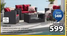 JYSK Hamburg 4-piece conversation set offer