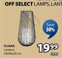 JYSK FLIANA Lantern offer