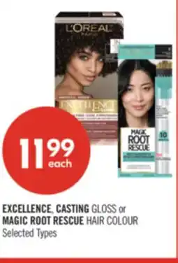 Shoppers Drug Mart EXCELLENCE, CASTING GLOSS or MAGIC ROOT RESCUE HAIR COLOUR offer