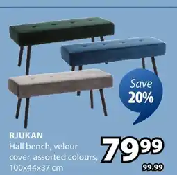 JYSK RJUKAN Hall bench offer