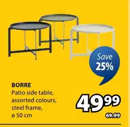 JYSK BORRE Patio side table offer