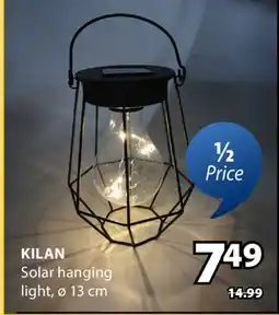JYSK KILAN Solar hanging light offer