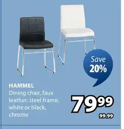 JYSK HAMMEL Dining chair offer