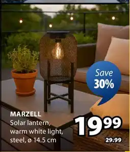 JYSK Marzell Solar lantern offer