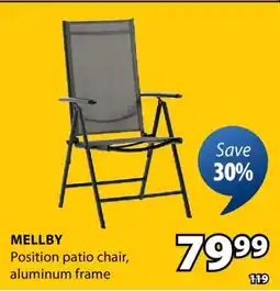 JYSK Mellby Position patio chair offer