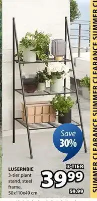 JYSK LUSERNBIE 3-tier plant stand offer