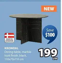 JYSK KRONDAL Dining table offer