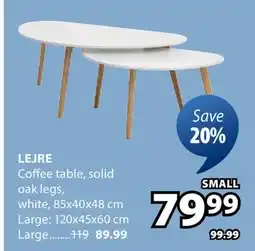 JYSK LEJRE Coffee table offer