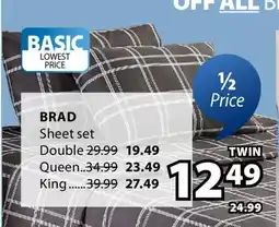 JYSK BRAD Sheet set offer