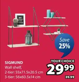 JYSK SIGMUND Wall shelf offer