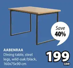 JYSK AABENRAA Dining table offer