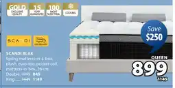 JYSK SCANDI BLAK Spring mattress-in-a-box offer