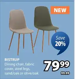 JYSK BISTRUP Dining chair offer