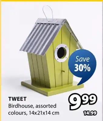 JYSK TWEET Birdhouse offer