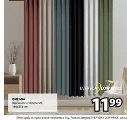 JYSK OMEGNA Blackout curtain panel offer