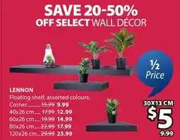 JYSK LENNON Floating shelf offer
