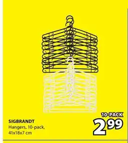 JYSK SIGBRANDT Hangers offer