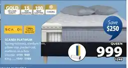 JYSK SCANDI PLATINUM Spring mattress offer