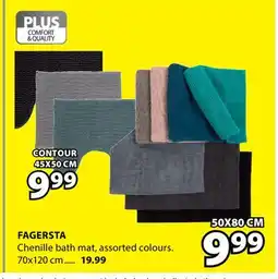JYSK FAGERSTA Chenille bath mat offer