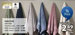 JYSK KARLSTAD 500 GSHandM towel offer