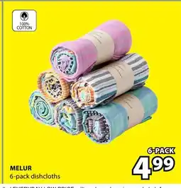JYSK MELUR 6-pack dishcloths offer
