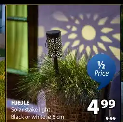 JYSK Hjejle Solar stake light offer