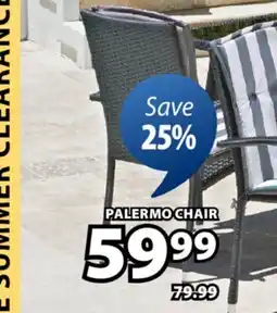 JYSK PALERMO Stackable patio chair offer