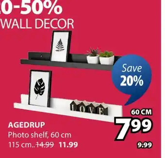 JYSK Agedrup Photo shelf offer