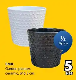 JYSK EMIL Garden planter, ceramic offer