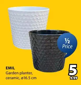 JYSK EMIL Garden planter, ceramic offer