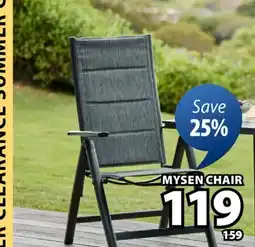 JYSK MYSEN Position patio chair offer