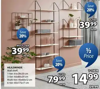 JYSK HEJLSMINDE Wall shelf offer
