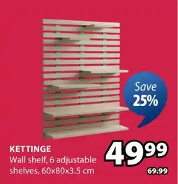 JYSK KETTINGE Wall shelf offer