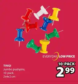 JYSK TINGI Jumbo pushpins offer