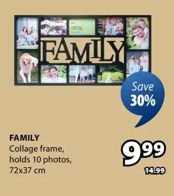 JYSK FAMILY Collage frame offer