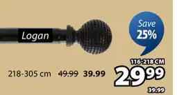 JYSK Logan Curtain Rods offer