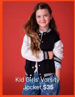 Joe Fresh Kid Girls' Varsity Jacket offer