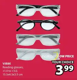 JYSK VIBBE Reading glasses offer